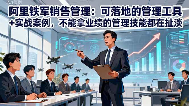 (16436期)阿里铁军销售管理:可落地的管理工具+实战案例,不能拿业绩的管理都在扯淡-3YVIP资源库