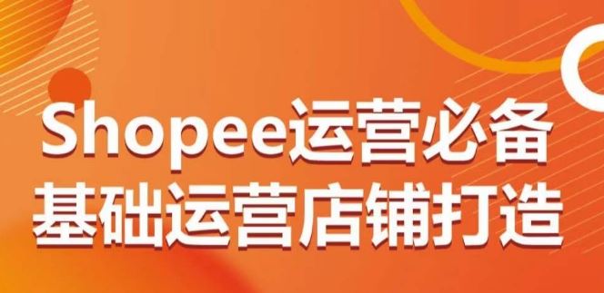 Shopee运营必备基础运营店铺打造，多层次的教你从0-1运营店铺-3YVIP资源库