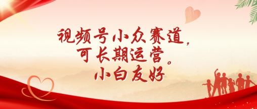 视频号小众赛道，可长期运营，小白友好【揭秘】-3YVIP资源库