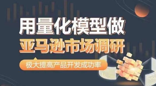 用量化模型做亚马逊市场调研，从数据出发，更高效更准确做判断，极大提高产品开发成功率-3YVIP资源库