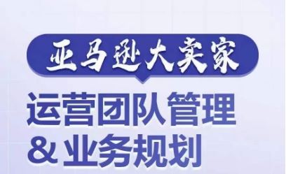 亚马逊大卖家-运营团队管理&业务规划，为你揭秘如何打造超强实力的运营团队-3YVIP资源库