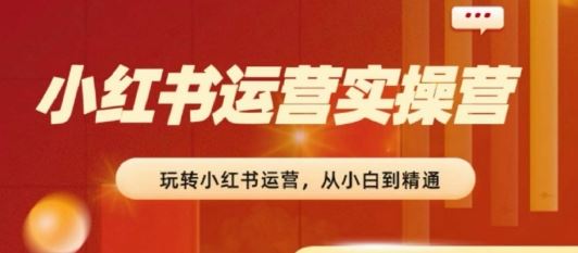 2024小红书运营实操营，​从入门到精通，完成从0~1~100-3YVIP资源库