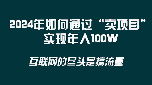 （8382期） 2024年如何通过“卖项目”实现年入100W-3YVIP资源库