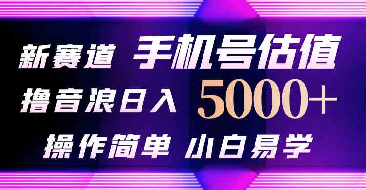 （10154期）抖音不出境直播【手机号估值】最新撸音浪，日入5000+，简单易学，适合…-3YVIP资源库