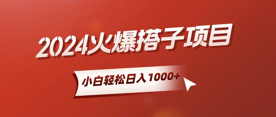 （10788期）小白轻松上手，日入1000+，搭子项目-3YVIP资源库