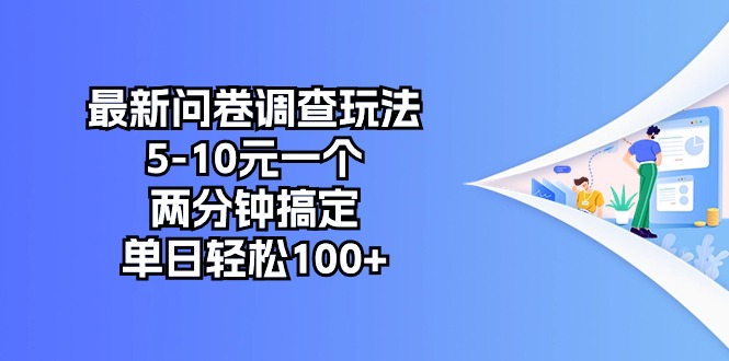 （10606期）最新问卷调查玩法，5-10元一个，两分钟搞定，单日轻松100+-3YVIP资源库