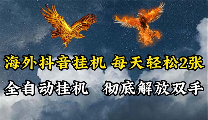（10594期）海外抖音挂机，全自动挂机，每天轻松两张-3YVIP资源库