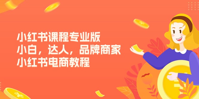 （11022期）小红书课程专业版，小白，达人，品牌商家，小红书电商教程（15节）-3YVIP资源库