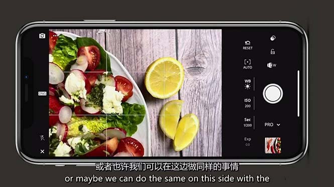 （11073期）iPhone 美食摄影-掌握美食摄影造型-构图和编辑艺术-21节课-中英字幕-3YVIP资源库