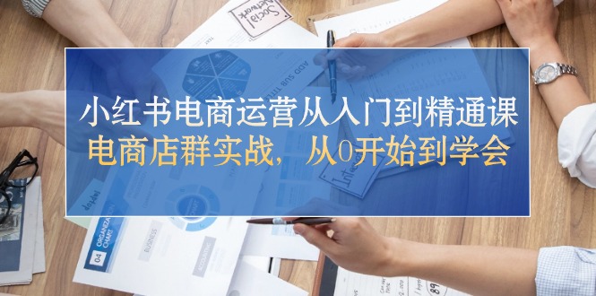（10937期）小红书电商运营从入门到精通课，电商店群实战，从0开始到学会-3YVIP资源库