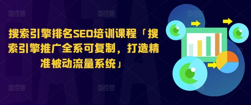 搜索引擎排名SEO培训课程「搜索引擎推广全系可复制，打造精准被动流量系统」-3YVIP资源库
