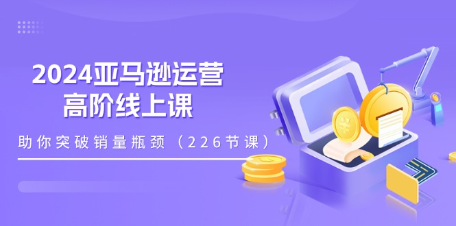 （11389期）2024亚马逊运营-高阶线上课，助你突破销量瓶颈（228节课）-3YVIP资源库
