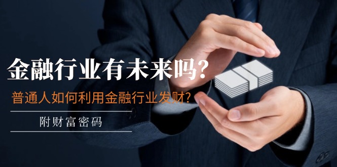 公众号付费文章：金融行业有未来吗？普通人如何利用金融行业发财?(附财富密码)-3YVIP资源库
