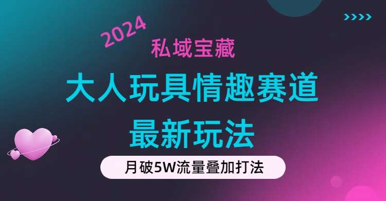（11541期）私域宝藏：大人玩具情趣赛道合规新玩法，零投入，私域超高流量成单率高-3YVIP资源库