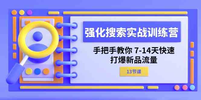 强化搜索实战训练营，手把手教你7-14天快速打爆新品流量（13节课）-3YVIP资源库