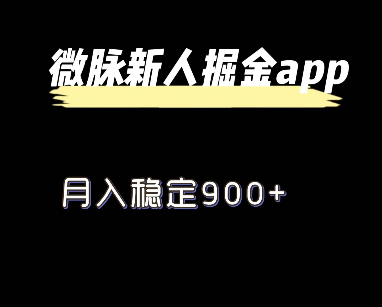 最新微脉长久项目，拉新掘金，月入稳定900+-3YVIP资源库