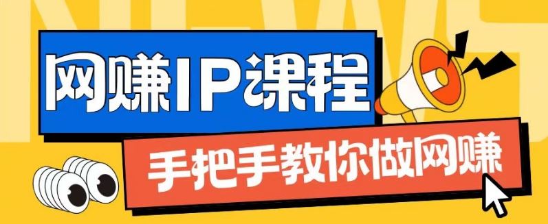 ip合伙人打造1.0，从0到1教你做网创，实现月入过万【揭秘】-3YVIP资源库