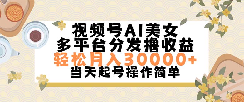 （11684期）视频号AI美女，轻松月入30000+,操作简单轻松上手-3YVIP资源库