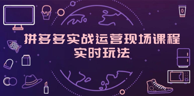 （11759期）拼多多实战运营现场课程，实时玩法，爆款打造，选品、规则解析-3YVIP资源库