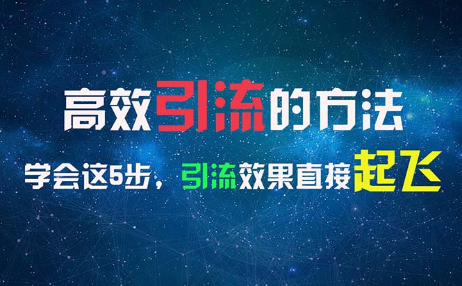 （11776期）高效引流的方法，可以帮助你日引300+创业粉，一年轻松收入30万，比打工强-3YVIP资源库
