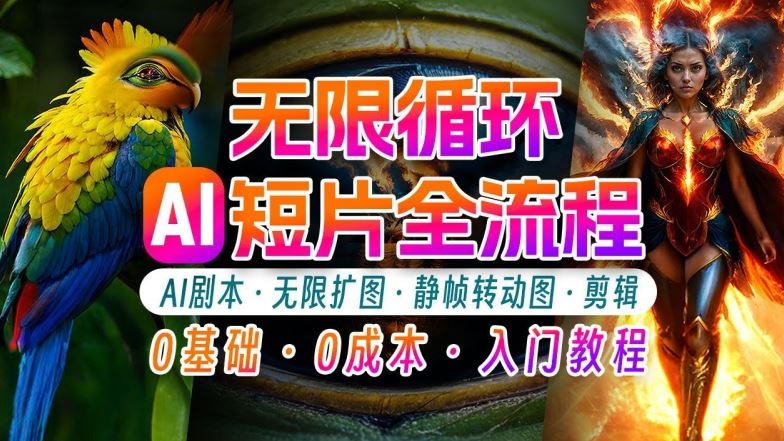 AI剪辑无限循环画面：新手轻松月入上万的秘技【揭秘】-3YVIP资源库