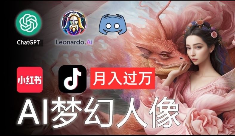 AI摄影梦幻人像：零基础也能月入过万的秘密【揭秘】-3YVIP资源库