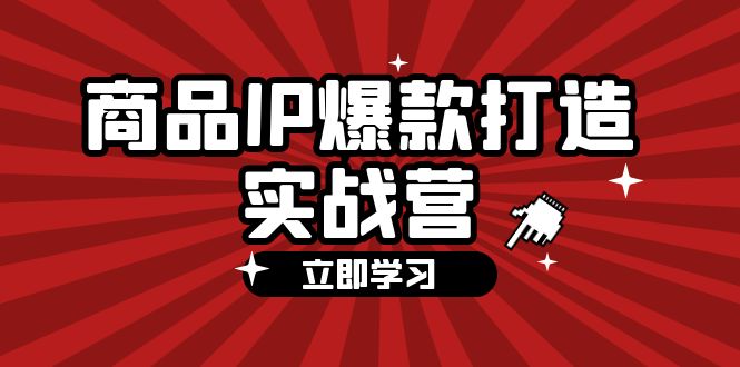 （12136期）商品-IP爆款打造实战营【第四期】，手把手教你打造商品IP，爆款 不断-3YVIP资源库