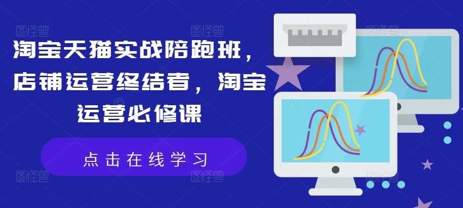 淘宝天猫实战陪跑班，店铺运营终结者，淘宝运营必修课-3YVIP资源库
