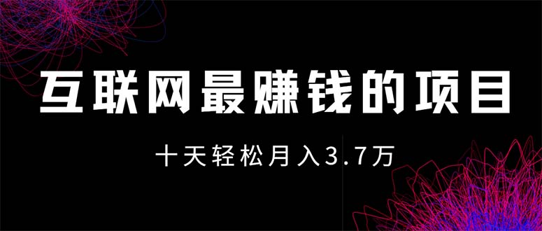 （12396期）互联网最赚钱的项目没有之一，轻松月入7万+，团队最新项目-3YVIP资源库