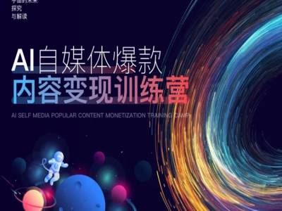 AI自媒体爆款内容变现训练营，20%底层逻辑，60%实操方法，20%案例拆解(即学即用)-3YVIP资源库