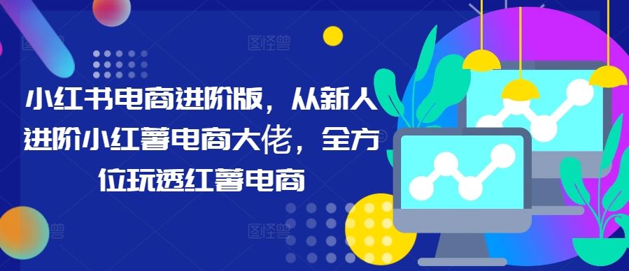 小红书电商进阶版，从新人进阶小红薯电商大佬，全方位玩透红薯电商-3YVIP资源库