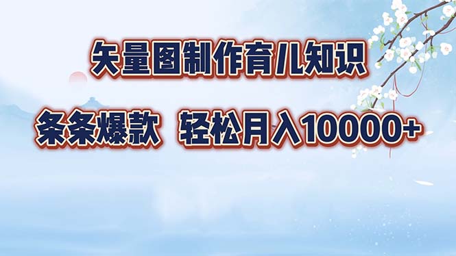 （12902期）矢量图制作育儿知识，条条爆款，月入10000+-3YVIP资源库