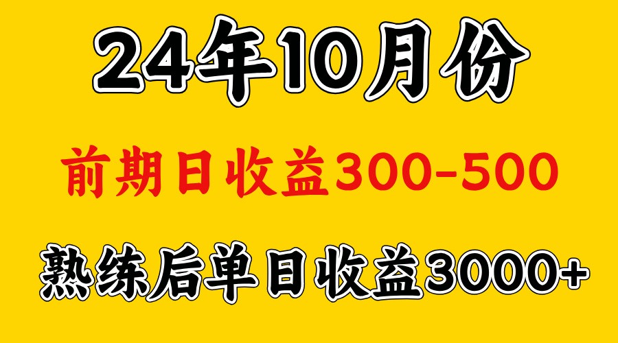 高手是怎么赚钱的.前期日收益500+熟练后日收益3000左右-3YVIP资源库