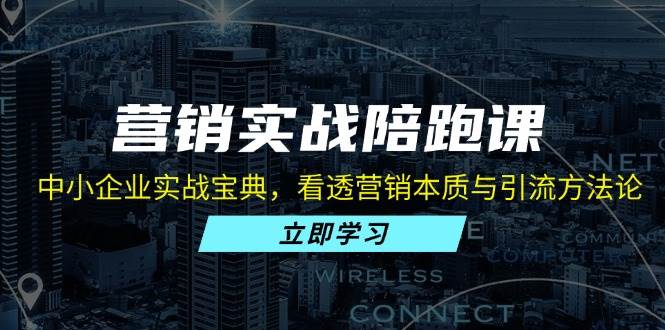（13146期）营销实战陪跑课：中小企业实战宝典，看透营销本质与引流方法论-3YVIP资源库