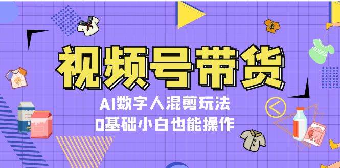 （13359期）视频号带货，AI数字人混剪玩法，0基础小白也能操作-3YVIP资源库