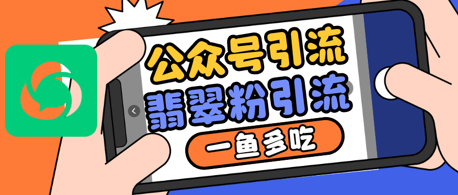 公众号低成本引流翡翠粉，高客单价，大力出奇迹一鱼多吃-3YVIP资源库