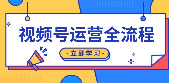 视频号运营全流程：起号方法、直播流程、私域建设及自然流与付费流运营-3YVIP资源库