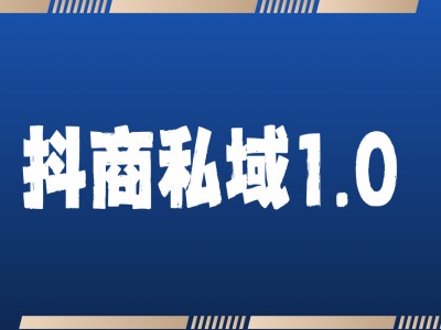 抖商服务私域1.0，抖音引流获客详细教学-3YVIP资源库