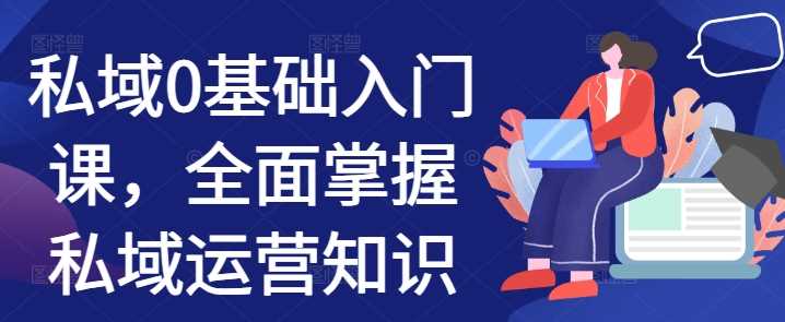 私域0基础入门课，全面掌握私域运营知识-3YVIP资源库
