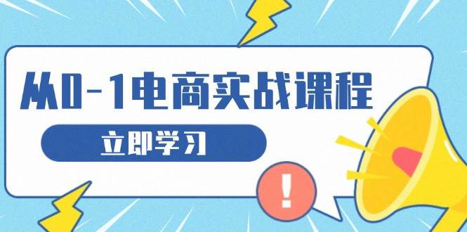 （13594期）从零做电商实战课程，教你如何获取访客、选品布局，搭建基础运营团队-3YVIP资源库