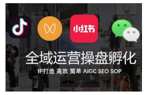 全域运营操盘(抖音+私域+小红书)，IP打造高效简单-3YVIP资源库