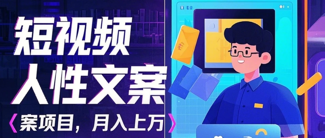 利用AI自动制作短视频人性文案项目：揭秘月入上万的精准流量变现秘籍-3YVIP资源库