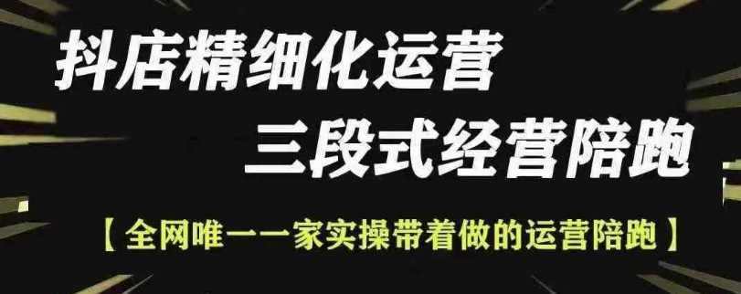 抖店精细化运营，非常详细的精细化运营抖店玩法-3YVIP资源库