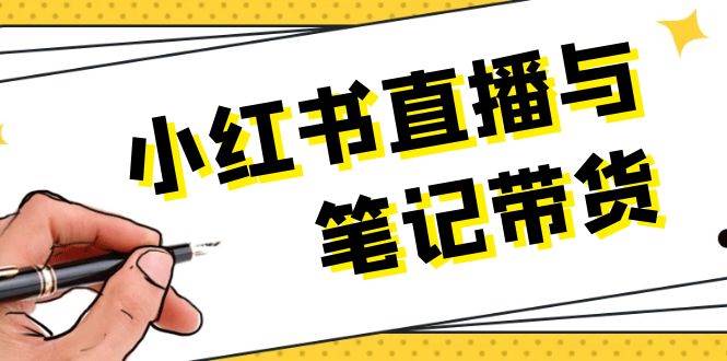 小红书直播与笔记带货：选品、上架、笔记写作、视频剪辑及直播话术等-3YVIP资源库