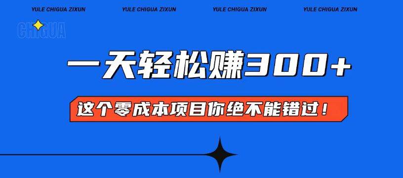 （13702期）零成本入门！简单几步开启一天300+的赚钱之路！-3YVIP资源库