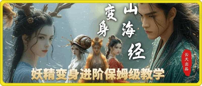 云天AI山海经变身视频教程，妖精变身进阶保姆级教学-3YVIP资源库