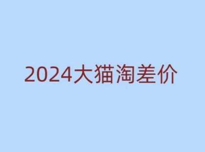 2024版大猫淘差价课程，新手也能学的无货源电商课程-3YVIP资源库