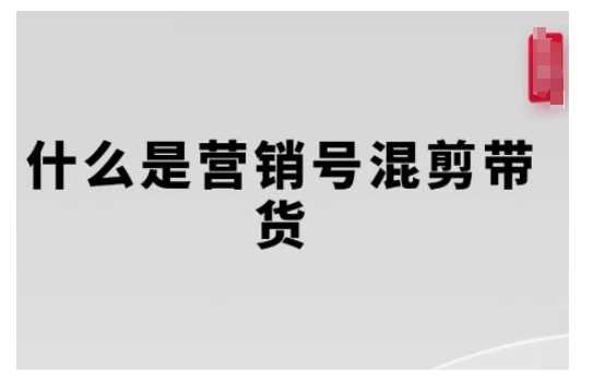 营销号混剪带货，从内容创作到流量变现的全流程，教你用营销号形式做混剪带货-3YVIP资源库