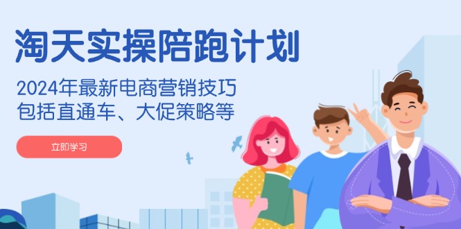 （14008期）淘天实操陪跑计划，2024年最新电商营销技巧，包括直通车、大促策略等-3YVIP资源库