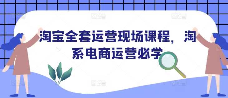 淘宝全套运营现场课程，淘系电商运营必学-3YVIP资源库